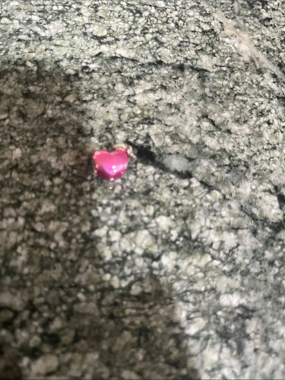 Pandora Pink Heart Charm Graduation Accent with 2025 Detail